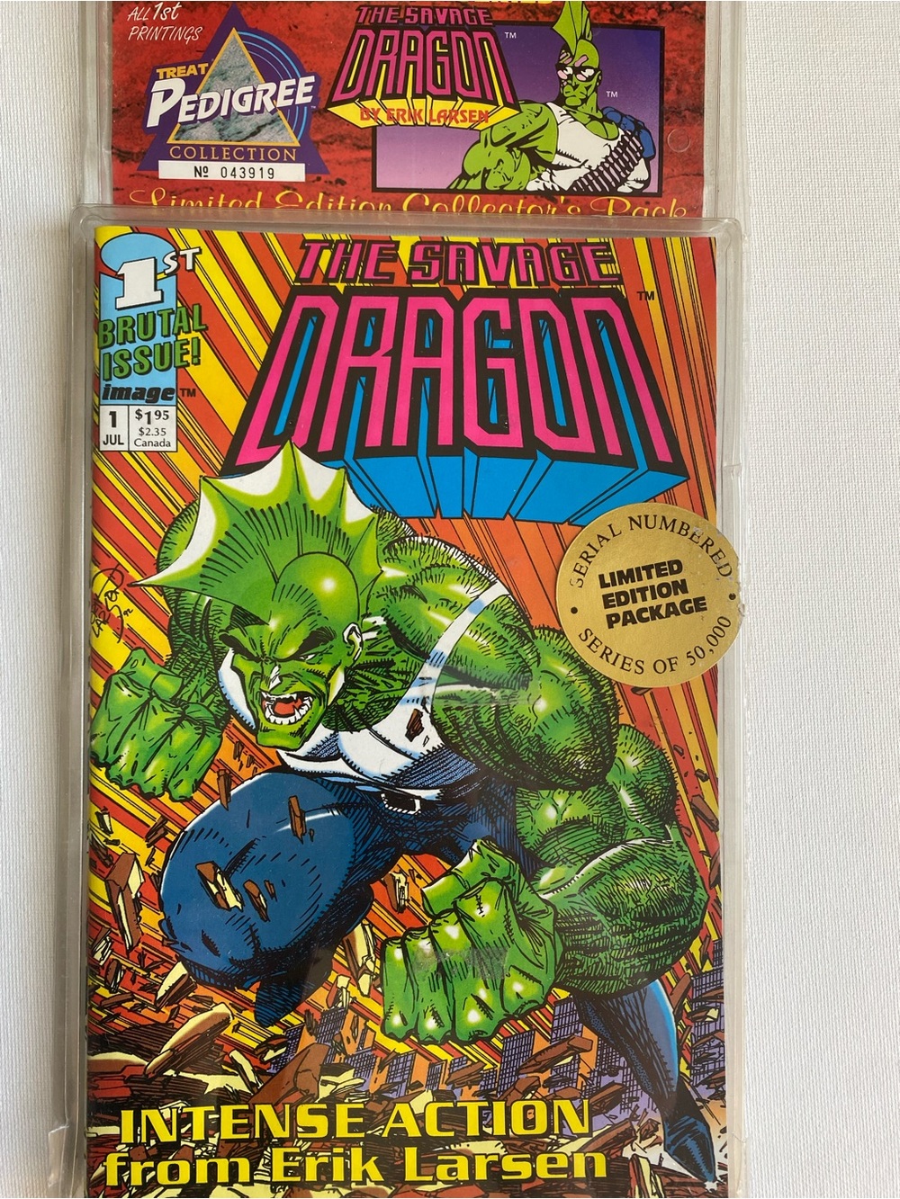 Savage Dragon Limited Series #1 Image Comics 1992 Erik Larsen Vintage 90s comic